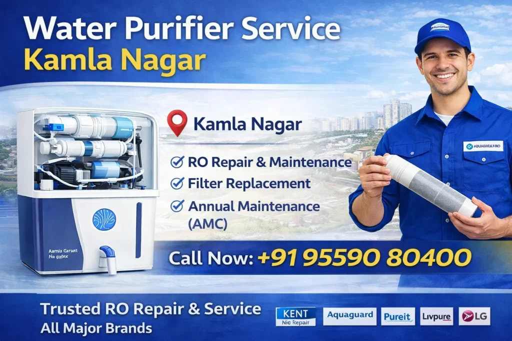 water purifier service in kamla nagar