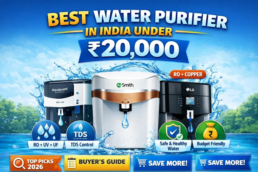 Best Water Purifier in India Under ₹20,000